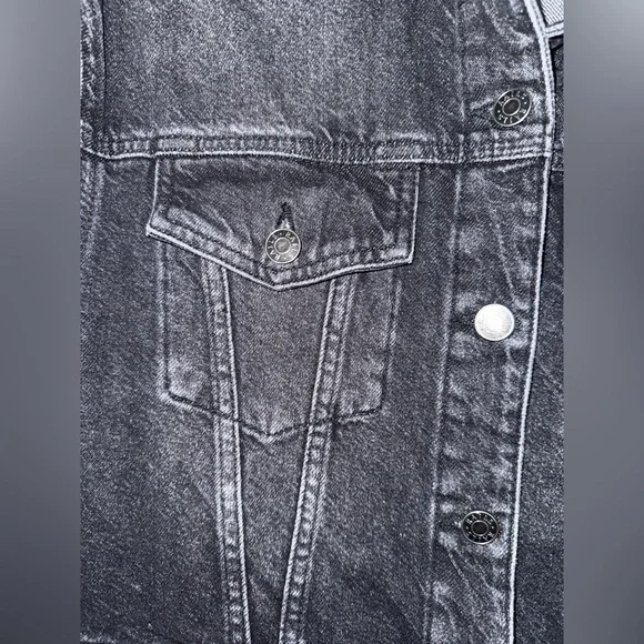 Rails Washed Denim Cropped Jacket - Picture 5 of 5